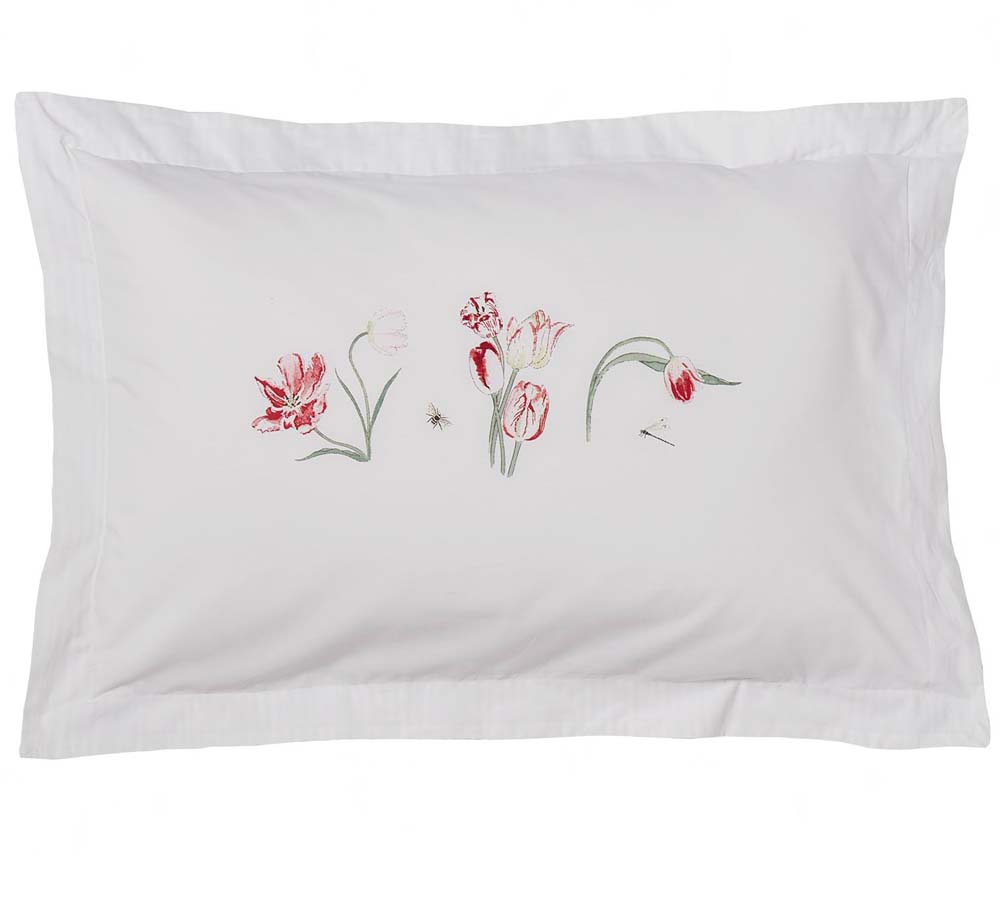 Sophie Allport Tulip White Pillowcase